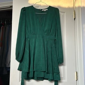 Allison and Kelly evergreen romper: size M